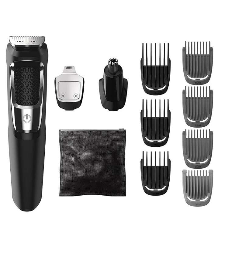 اصلاح چند منظوره سر و صورت فیلیپس philips mg375060 norelco multigroom 3000 multipurpose trimmer